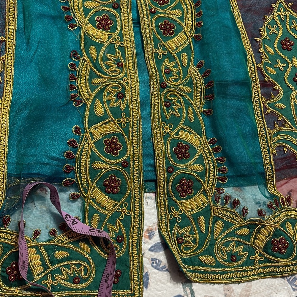 Pakistani  fancy party dress - Picture 4 of 12
